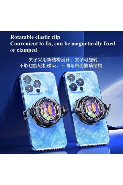 LENSUN Telefon Tablet Soğutucu Fan 15w Power Radyatörlü Magsafe/manyetik Ve K...