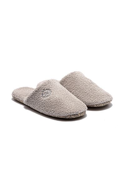 Twigy Towel Fabric Men's Bathroom Slippers Gray 41/46