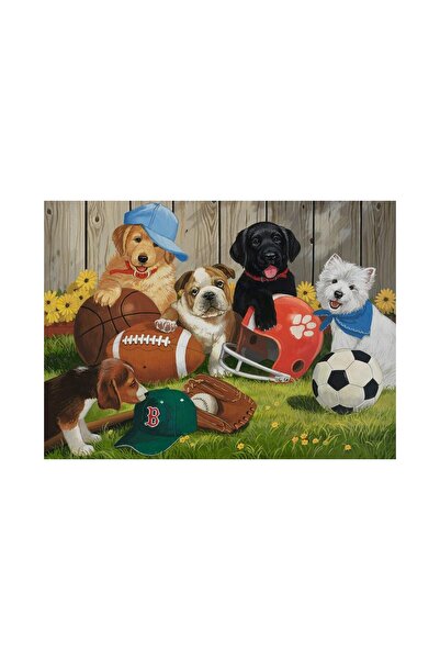 RAVENSBURGER Puzzle - Let's Play Ball!, 200 piese XXL