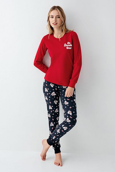Rolypoly Women's Red Pajama Set
