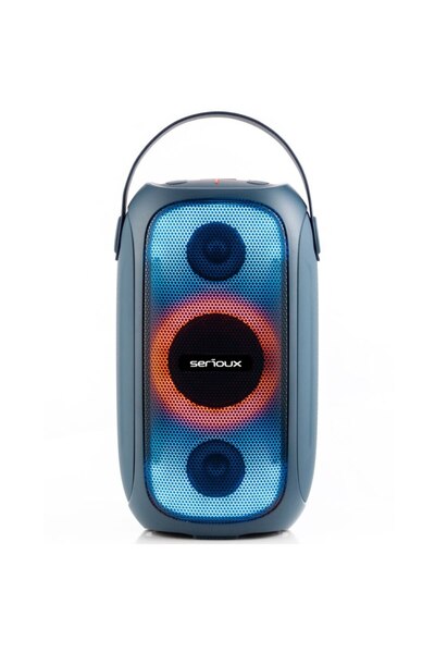 SERIOUX Boxă portabilă PartyBoom 55W, Bluetooth, RGB, IPX5, funcție TWS, extra bass