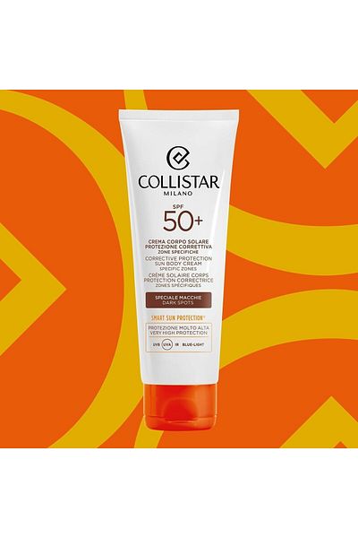 Collistar Cremă de corp cu protecție solară împotriva petelor pigmentare SPF50+, 100 ml