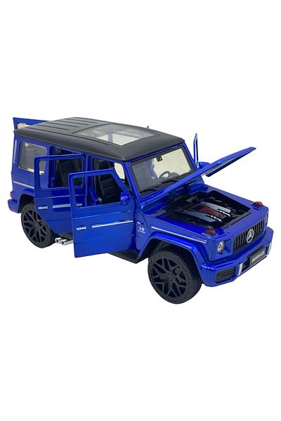 JPT Macheta Mercedes G class albastru 1:32 lumini, sunet, deschide usile