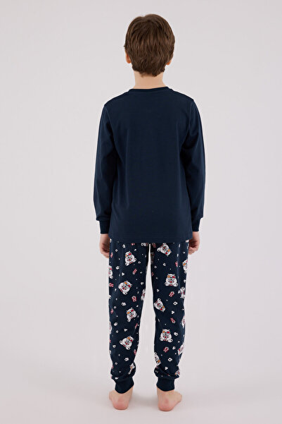 Rolypoly Erkek Çocuk Lacivert Pijama Takımı
