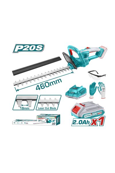 TOTAL THTLI20461 battery-powered electric hedge trimmer
