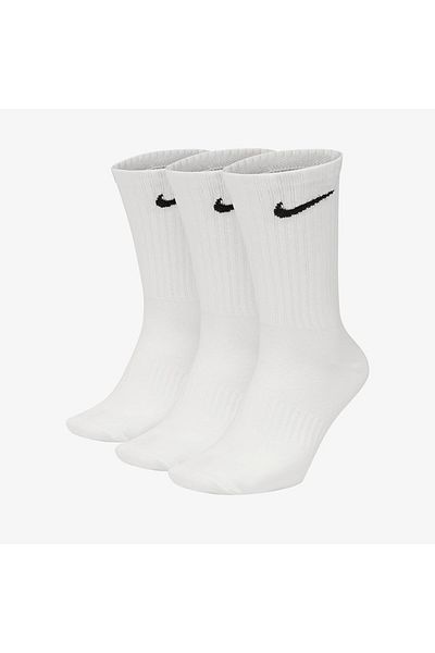 Nike Set 3 pairs men's sports socks, Nike, Cotton/Polyester/Elastane, White, 38-42EU