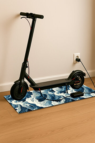 Vevora Designs Elektrikli Scooter Aksesuarı Scooter Altı Matı Zemin Koruma Pa...
