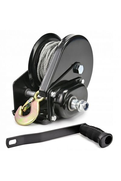 VERDA Manual Winch with 8m Cable, 545kg Automatic Brake 1200 LBS SN1180