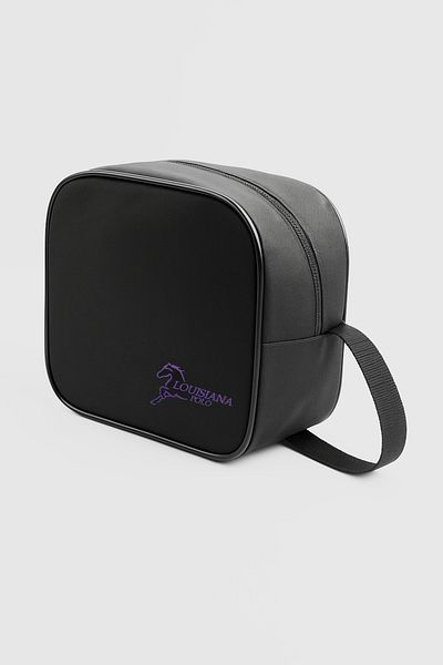 louisiana polo Thermos Lunch Box Black Purple 1142