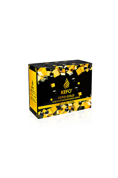 Kefo Gold 27 mm 20 Kg Hindistan Ceviz Nargile Kömürü