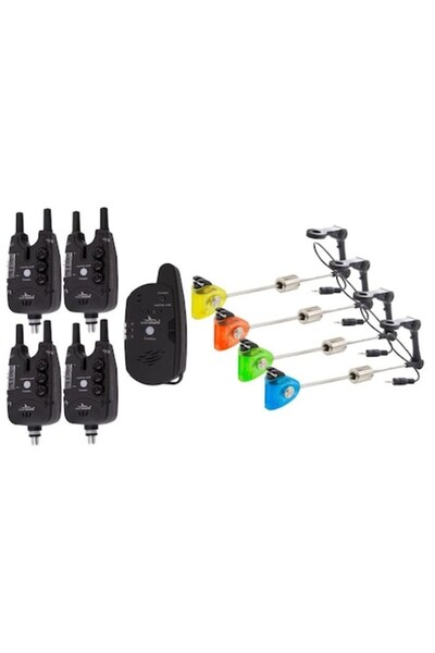 eastshark Set 4 senzori cu stație și bară de blocare fixe, plus 4 balansoare ...