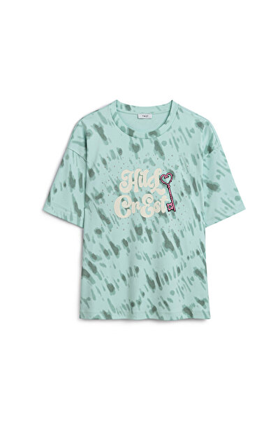 Twist HOTFIX BASKILI SLOGANLI T-SHIRT