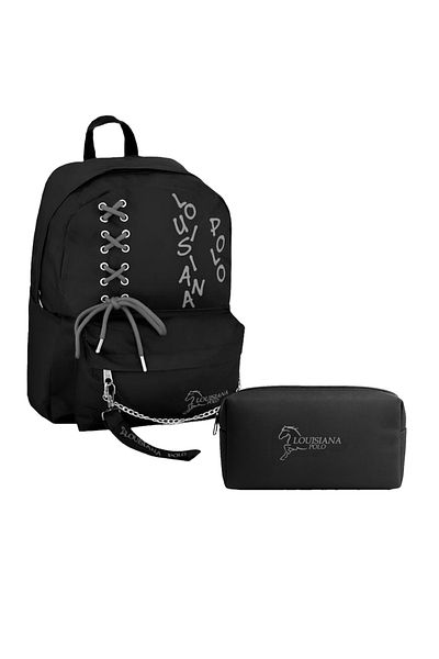 louisiana polo School Set – Backpack + Pen Holder Smoked 1141