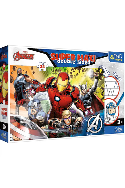 Trefl Παζλ Primo 24 Super Maxi Disney Marvel Mighty Avengers