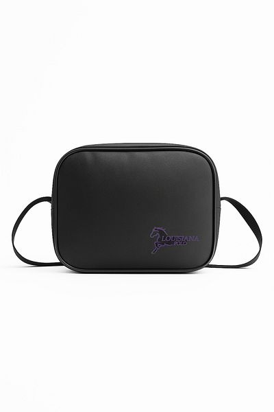 louisiana polo Thermos Lunch Box Black Purple 1142