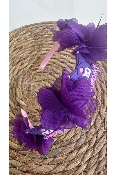 kombin takı Handmade Flowered Kuromi Crown