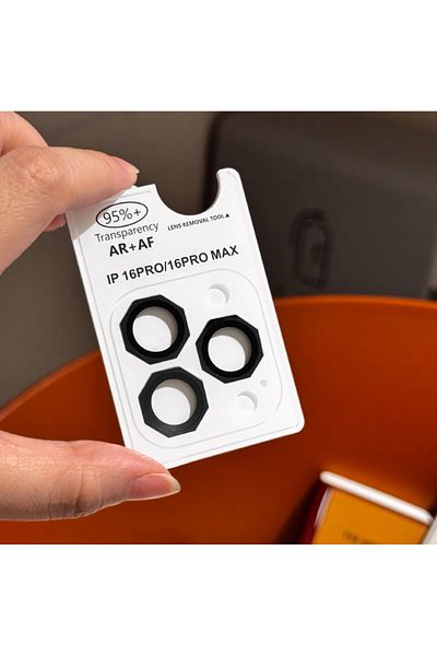 EDELFU Camera Protector with Corners for iPhone 15 Pro Max and 15 Pro 8Gen Design Sapphire Lens with Mounting Apparatus