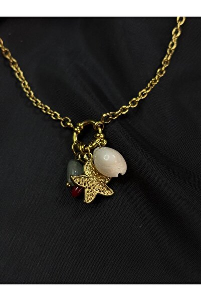 ELF DENİZ YILDIZI ÇELİK KOLYE