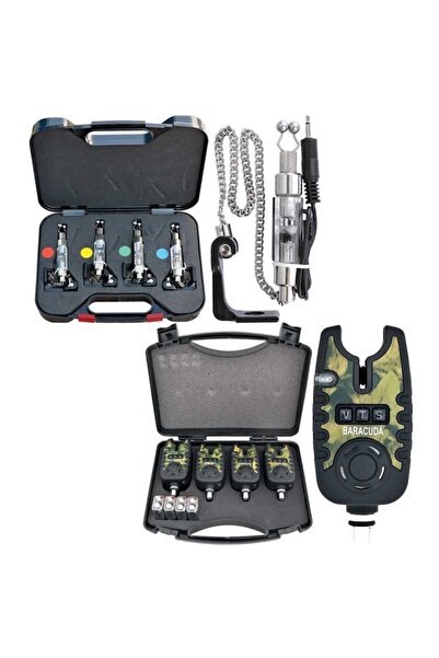 Baracuda Set 4 swingere cu iluminare + 4 avertizoare TLI21, valigeta transport