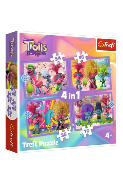 Trefl ΠΑΖΛ 4ΣΕ1 ΤΡΟΛ ΠΕΡΙΠΕΤΕΙΕΣ ΤΩΝ ΧΡΩΜΑΤΙΣΤΩΝ ΤΡΟΛ