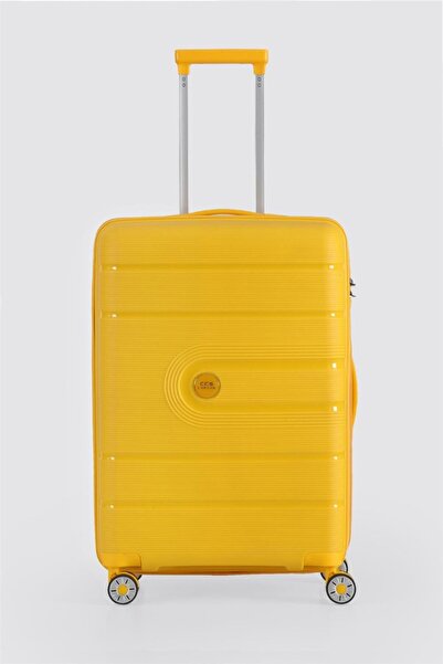 ÇÇS Ultra Hafif Polipropilen Kırılmaz Büyük Boy Valiz