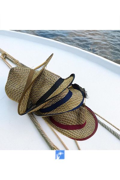 Kardelen Butik Denizli Michael Jackson Model Short Edge Straw Hat (Size 57-58 cm)