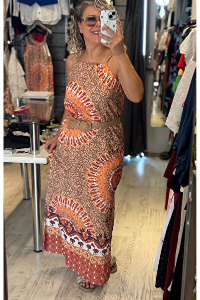 Dila Butik Bağlamalı Halter Elbise