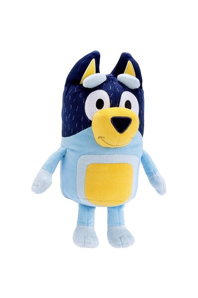 BRINIO Figurină de pluș BRINIO® - Bandit de la Bluey and Bingo, 28 cm + Bilă de slime antistres 5 cm - Violet