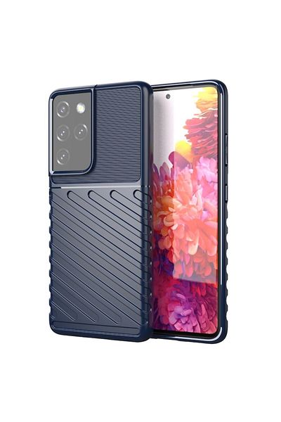 dalip Protective Thunder Case for Samsung Galaxy S21 Ultra 5G - Blue