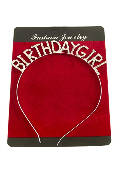 Bijuterria Coroana de piatră cu inscripție: Fata de ziua de naștere (Birthday...