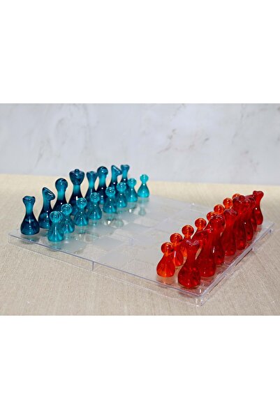 Store Akrilik Satranç Seti 26*26 Cm