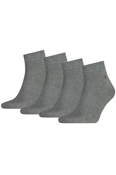 Tommy Hilfiger , Set de scurte cu logo discret 14171 - 4 perechi, Grey, 39-42