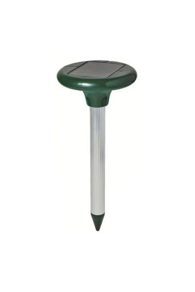 KlaussTech Set de 3 dispozitive anti-cârtițe, rozătoare, șoareci de câmp, jderi, cu ultrasunete și vibrații