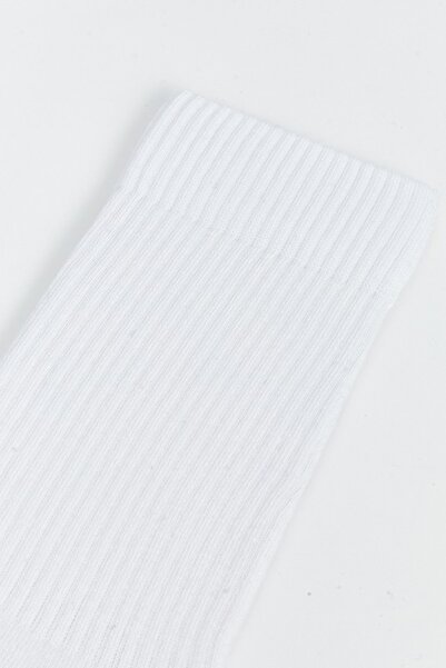 LC Waikiki , Set of plain socks - 5 pairs, White, 43-45