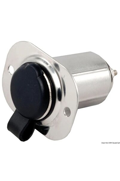 OSCULATI USB Socket and Auto Lighter Stainless Steel