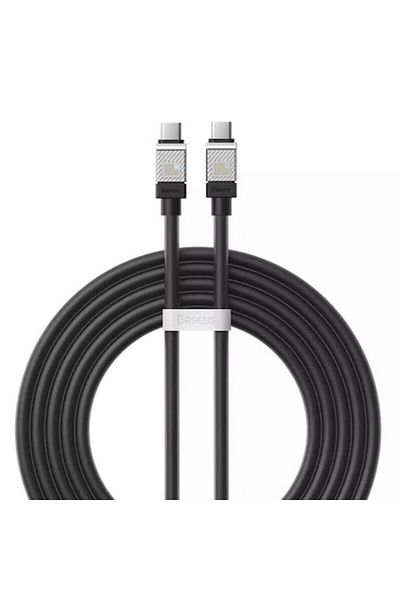 Baseus Data and Charging Cable, USB Type-C to USB Type-C, CoolPlay Series, Super Fast Charge, PD100W, 2m, B