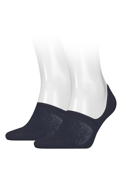 Calvin Klein , Set of very short unisex socks - 2 pairs, Navy Blue, 39-42