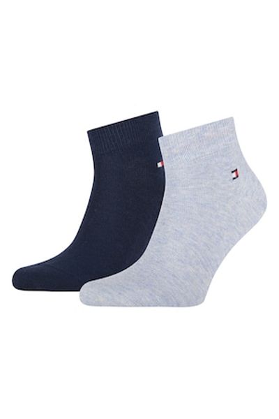 Tommy Hilfiger , Set de sosete scurte - 2 perechi, Albastru melange, Bleumarin