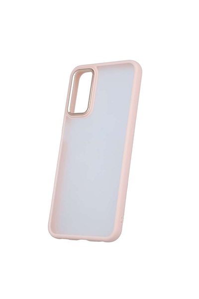 dalip Carcasă de protecție compatibilă cu Samsung Galaxy A14 4G/5G, satinată mată, silicon, transparentă cu roz