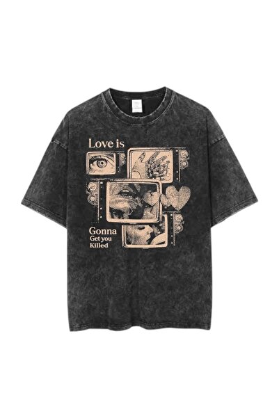 Violon Τυπωμένο πλενόμενο αντίκα Unisex T-shirt