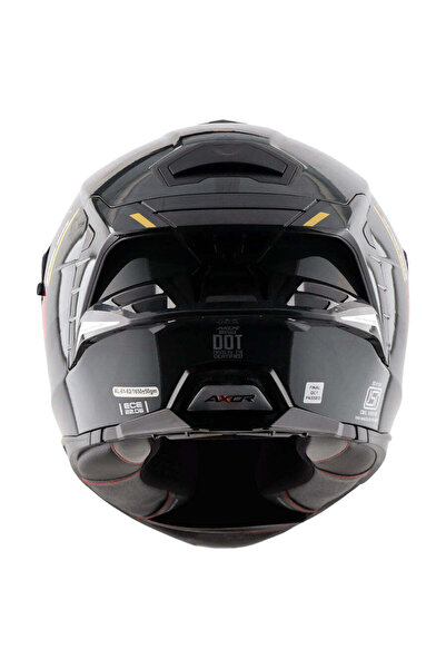 AXOR BRUTALE KRYPTIC FULL FACE PARLAK SİYAH SARI