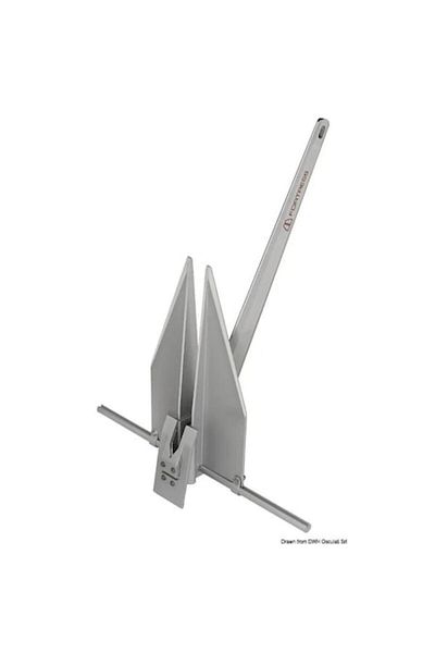 OSCULATI Detachable Anchor Fortress Type, 21.2 Kg, for Boats Up to 41m