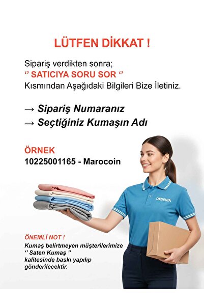 DESENİX Colorful Modern Art Patterned Fabric 150X100 cm – Fun Style – 6 Fabric Options