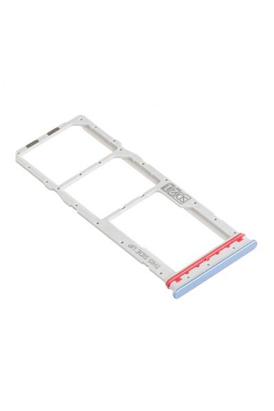 Dali Tavă Dual SIM și Micro SD pentru Motorola Moto G14, Metal, Albastru Deschis