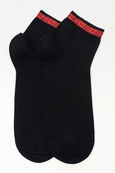 HUGO , Set of short socks made from cotton blend - 2 pairs, Black, 40-46