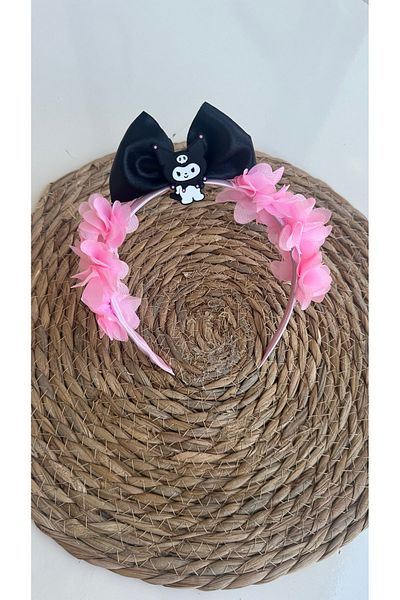 kombin takı Handmade Flowered Kuromi Crown