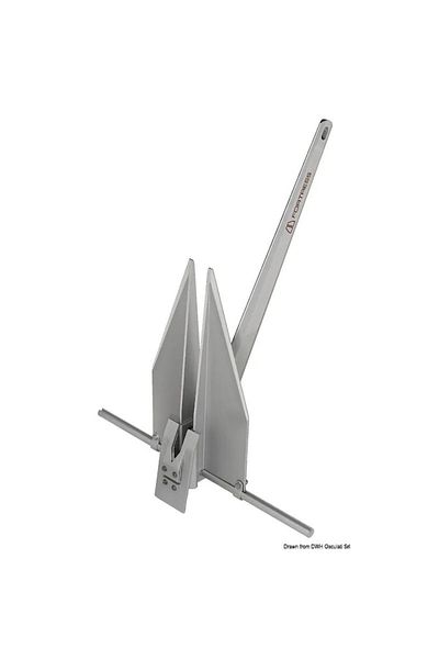 OSCULATI Detachable Anchor Fortress Type, 21.2 Kg, for Boats Up to 41m