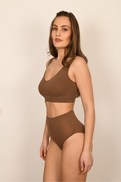 BICCA Серія Casey Модель з високою талією Комфортні труси-сліпи Коричневі
