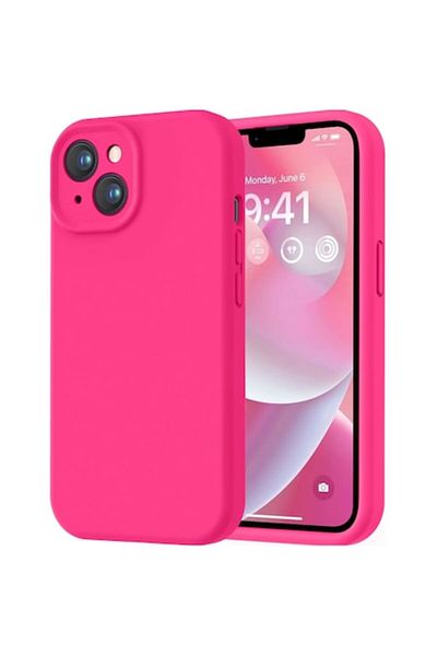 Dali SoftFlex Protective Case for Samsung Galaxy S25, Silicon, Pink Fuchsia