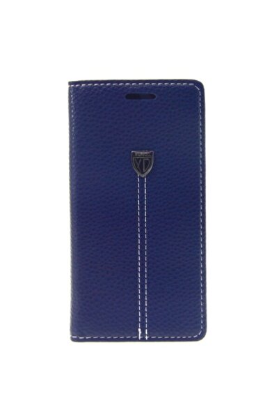 Dali Husă Flip Cover pentru Samsung Galaxy S6 Edge, Fashion Book, piele, tip suport, albastru închis